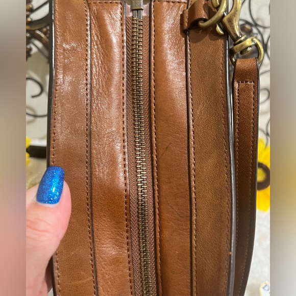 COACH Legacy Mini Tanner Pyramid Stud Crossbody RARE! Brown GUC! - Picture 15 of 15